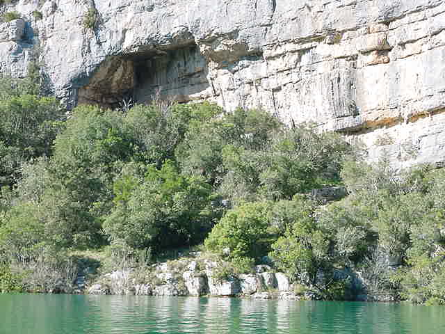 LA Baume Bonne vue depuis le Verdon